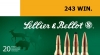 SELLIER&BELLOT 243 WIN., 100 gr., SP 